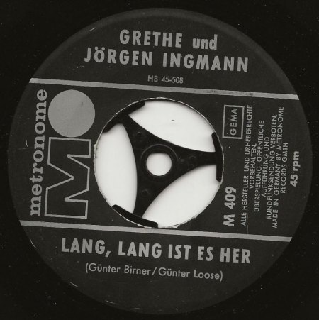 GRETHE INGMANN - Ehefrau von 1956-1975