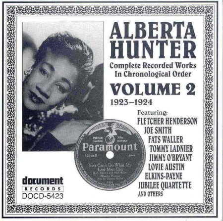 ALBERTA HUNTER 60 Jahre Musikgeschichte