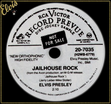 ELVIS PRESLEY - JAILHOUSE ROCK