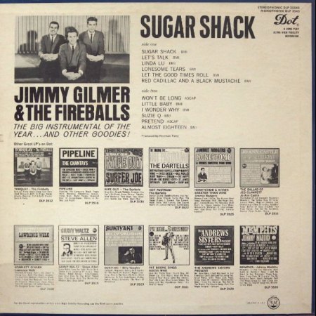 JIMMY GILMER & THE FIREBALLS DOT LP DLP-25545