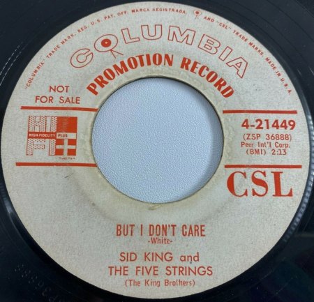 SID KING & THE FIVE STRINGS