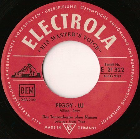 PEGGY SUE - die Covers