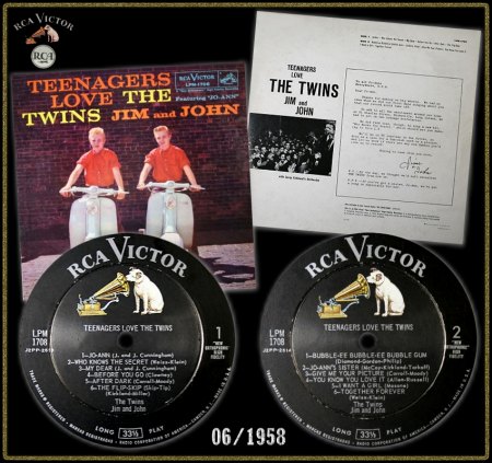 THE TWINS JIM & JOHN RCA VICTOR LPM-1708