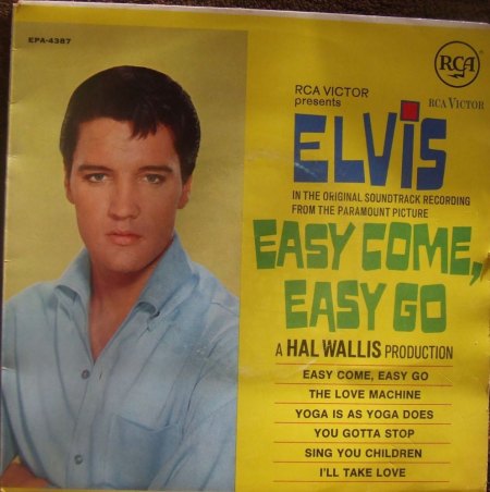 Elvis EP Easy come, easy go D-RCA EPA-4387