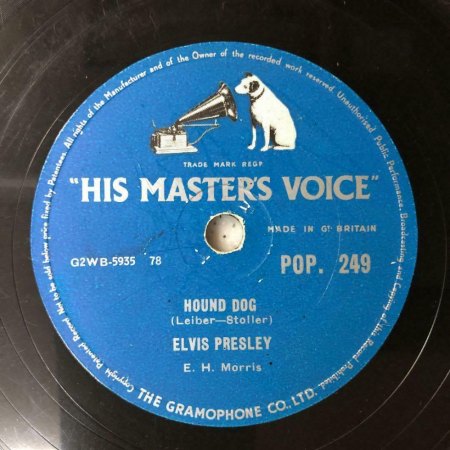 Elvis 78'er HMV
