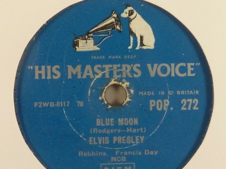 Elvis 78'er HMV