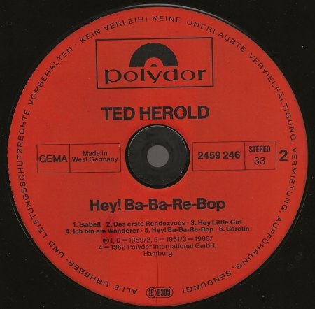 TED HEROLD - Alben
