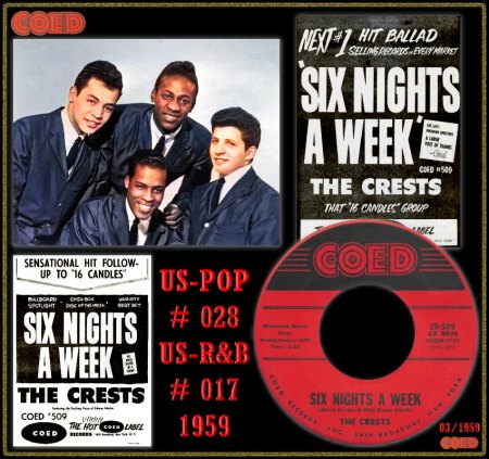 CRESTS - SIX NIGHTS A WEEK