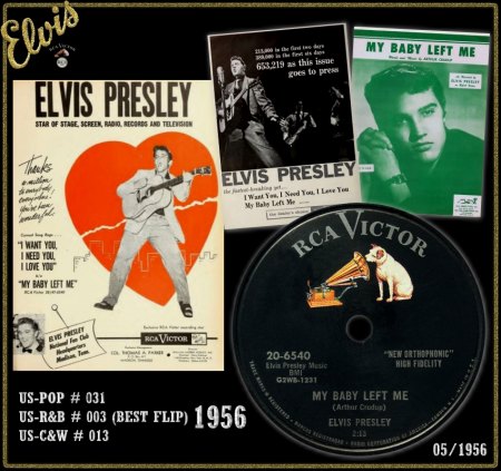 ELVIS PRESLEY - MY BABY LEFT ME