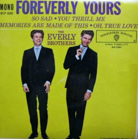 Everly Brothers - Warner Bros Singles USA