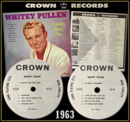 WHITEY PULLEN (DWIGHT PULLEN) CROWN LP CLP-5312