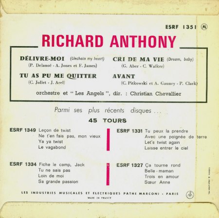 RICHARD ANTHONY