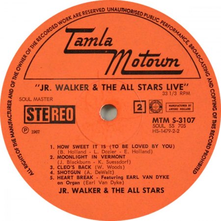 Jr. WALKER & the ALL STARS