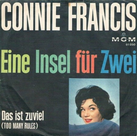 CONNIE FRANCIS - dtsch. Single-Disco