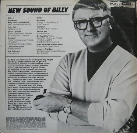 BILLY VAUGHN - LP Covervariationen