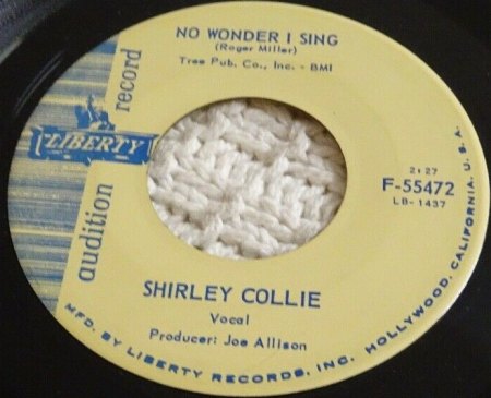SHIRLEY CADDELL und dann SHIRLEY COLLIE