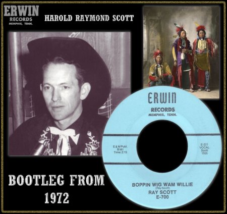 RAY SCOTT - BOPPIN' WIG WAM WILLIE [SINGLE 1957]
