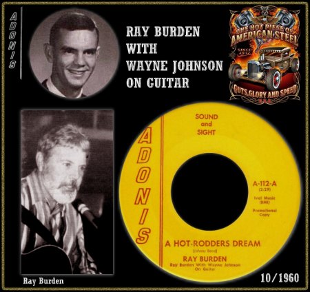 RAY BURDEN WITH WAYNE JOHNSON ON GUITAR - A HOT-RODDERS DREAM