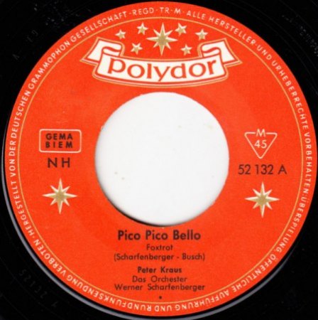 Polydor-Singles von Peter Kraus