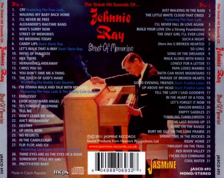 JOHNNIE RAY - CD's