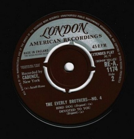 Everly Brothers - London EP's England
