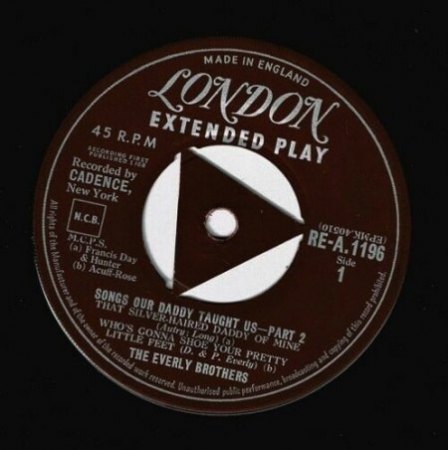 Everly Brothers - London EP's England