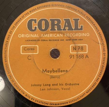 Coral-Nummern 93001 - 93106 (1953-1956)