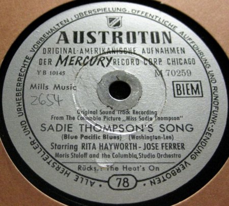 Mercury Label auf Austroton