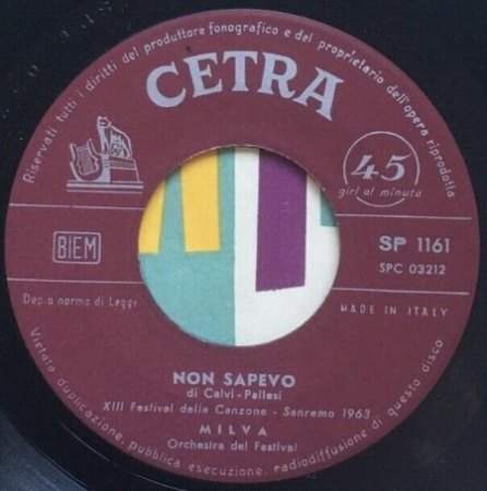 San Remo Festival 1963