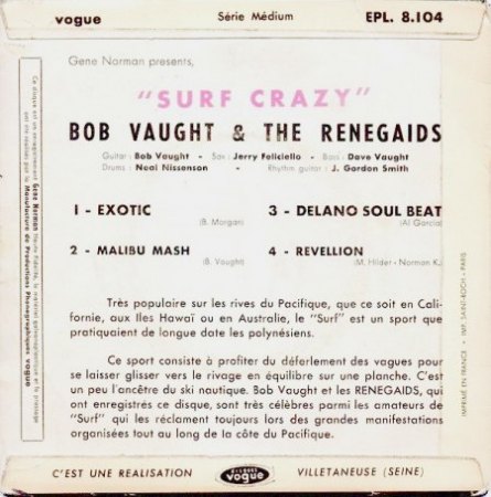 BOB VAUGHT & THE RENEGADES