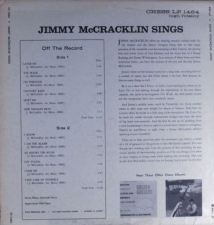McCRACKLIN JIMMY - GEORGIA SLOP