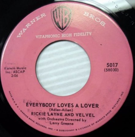 EVERYBODY LOVES A LOVER - original und coverversion