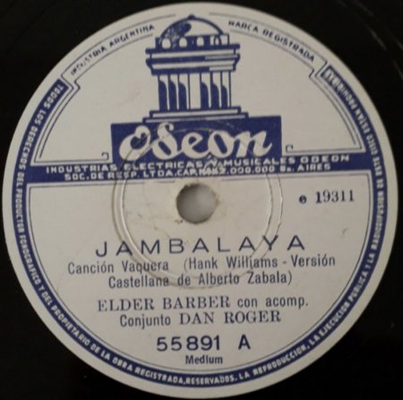 JAMBALAYA - Hank Williams - deutsch von Ruth Bruck (78 rpm)