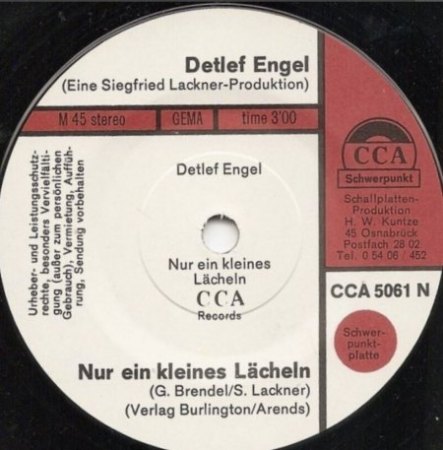 DETLEF ENGEL: Die fast komplette Single Kollektion