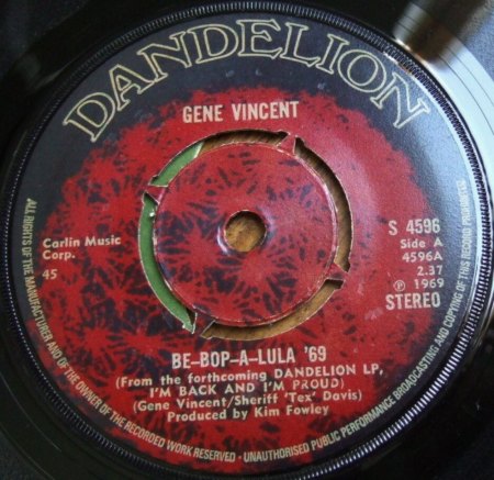 GENE VINCENT - 45 RPM