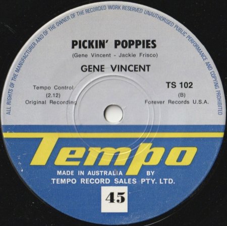 GENE VINCENT - 45 RPM