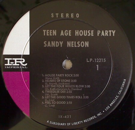 SANDY NELSON LPs & CDs