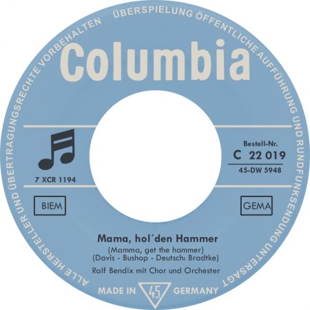 Ralf Bendix_Mama hol den Hammer_Columbia-22019_Germany_L.jpg