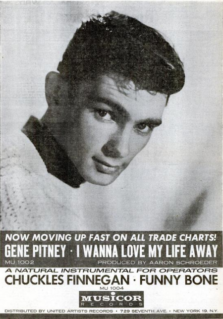 Gene Pitney - Musicor records - 1960-02-06.png