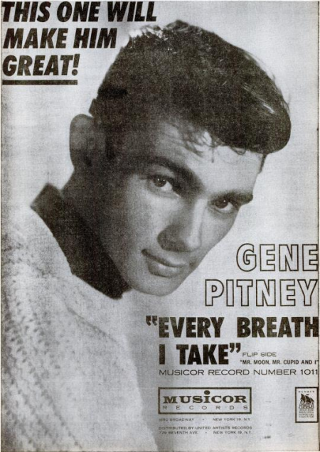 Gene Pitney - Musicor records - 1961-07-10.png