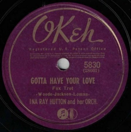 INA RAY HUTTON - Frage zum Odeon - Label