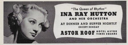 INA RAY HUTTON - Frage zum Odeon - Label