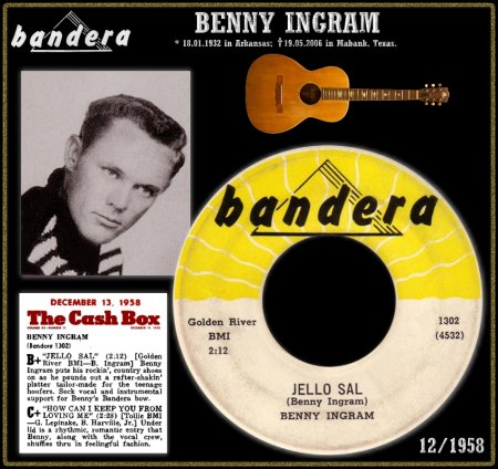 BENNY INGRAM - auch Benny England