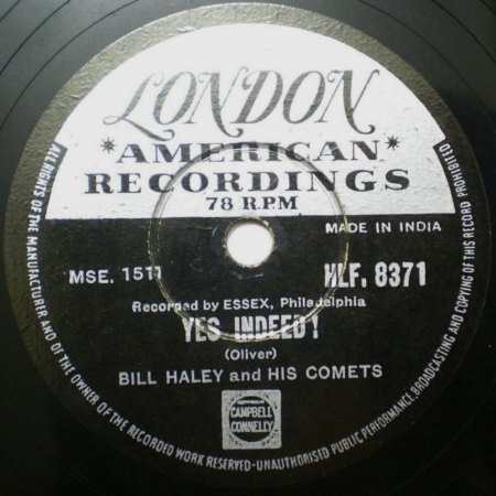 - Bill Haley  London / Export  10 Inch -