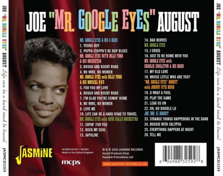 JOE 'Mr Google Eyes' AUGUST