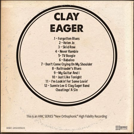 CLAY EAGER