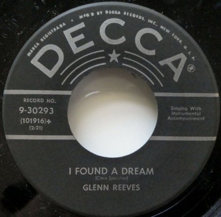 GLENN REEVES