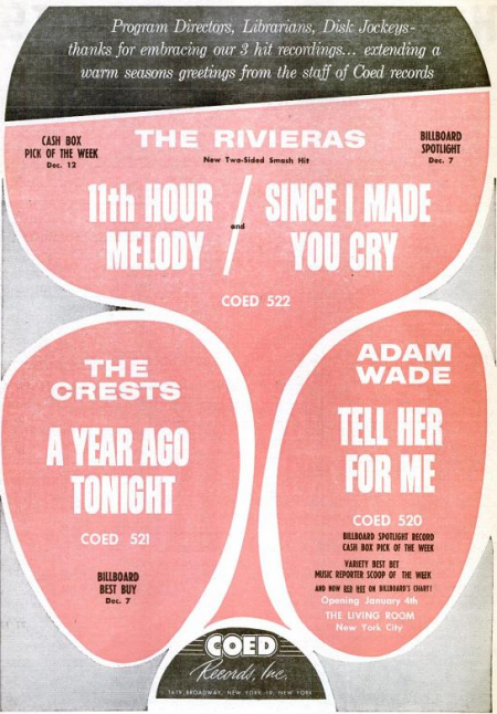 Crests - Coed records - 1959-12-14.png