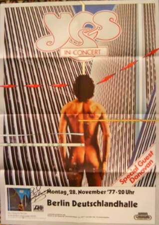 Yes - Donovan  28-Oktober 1977 Deutschlandhalle Berlin mit Autogramm von Rick Wakeman .jpg