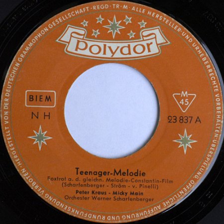 Main,Mickey01Teenager-Melodie Polydor NH 23837 mit Peter Kraus.jpg